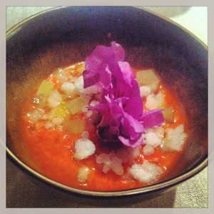 Gastroeconomy_Culler de Pau_2013_Gazpacho de melocoton