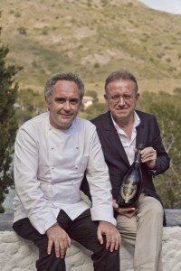 Ferran Adria - Richard Geoffroy. Restaurant El Bulli.